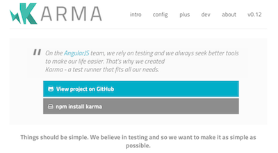 Karma spectacular test runner for Angular