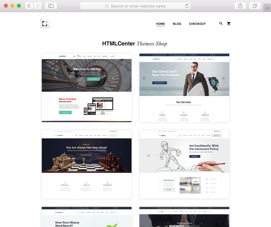 htmlcenter ecommerce store