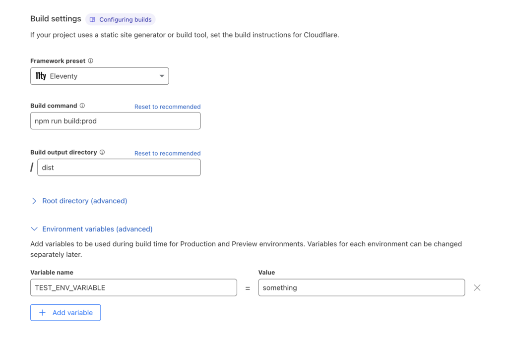 Static website hosting with Cloudflare pages
